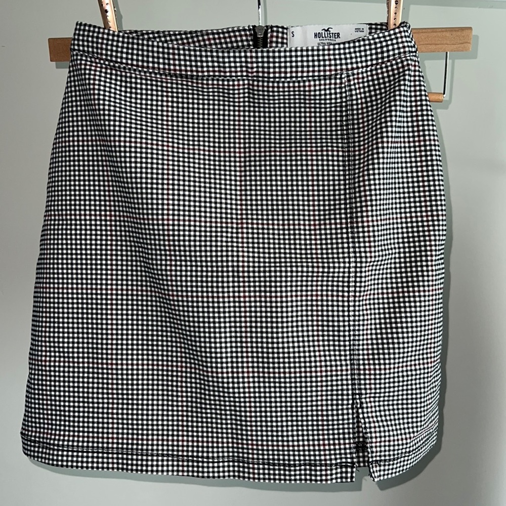 Hollister mini skirt plaid SZ SM